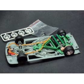 Circuits automobiles - voiture scalextric grise