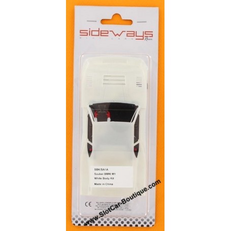 SIDEWAYS SWB/LS STRATOS WHITE BODY KIT NEW 1/32 SLOT CAR PART 