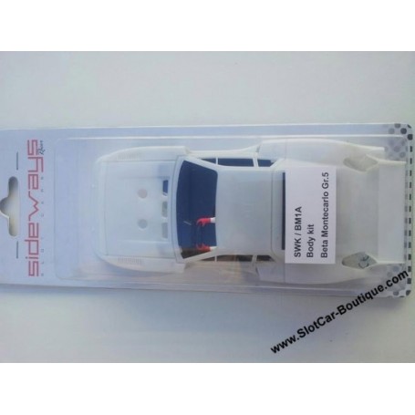 SIDEWAYS SWB/320A BMW 320 WHITE BODY KIT NEW 1/32 SLOT CAR PART 