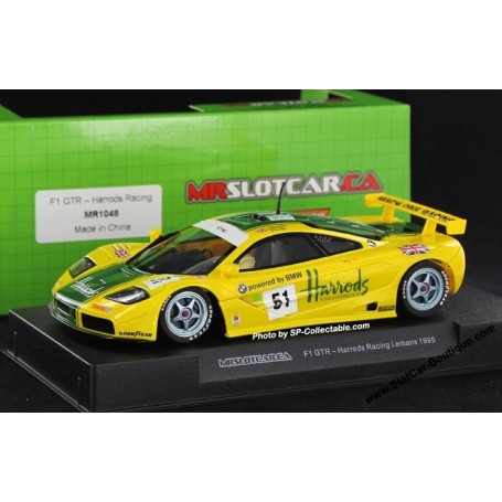 Mr Slot Car MR 1048 Mclaren F1 GTR Harrods Racing Le Mans 1995
