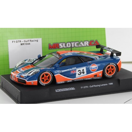 MR Slotcar MR1044 McLaren F1 GTR Le Mans 1996 34 Gulf