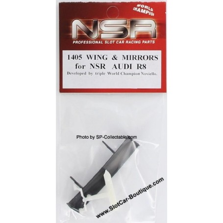 NSR 1405 Audi R8 GT3 Rear Wing and Mirrors 1:32 slot car part 