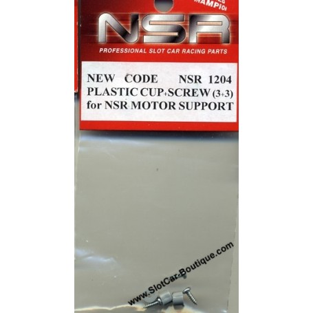 NSR 1204 Plastic Cups & Screws for Motor Support 3/pcs each spare parts 