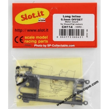 Slot It CH114 Motor mount Inline 0.5mm offset Boxer Flat Hard