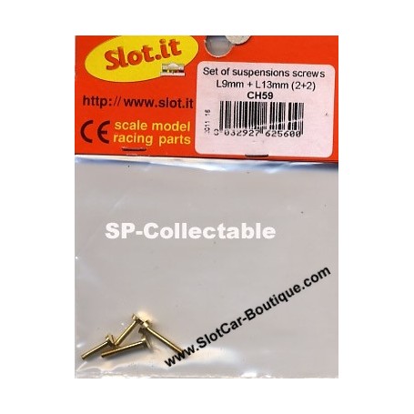 Slot.it SICH59 Suspension Kit HRS Screw Set Countersunk Head for sale online 