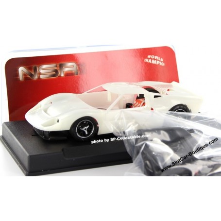 Porsche Blanc Kit Sw Shark 20k Slot Voiture Model 0081SW NSR 