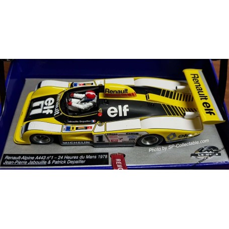 Le Mans Miniatures Renault Alpine A443-1978 Le Mans 1/32 Slot Car 132008EVO/1M 