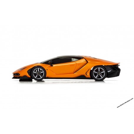 Orange 1:32 slot car Scalextric C4066 Lamborghini Centenario 