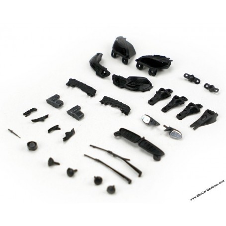 SWM6/B1 Sideways BMW M6 Plastic Detail Parts Light & Flex New 1:32 Slot Car Part 